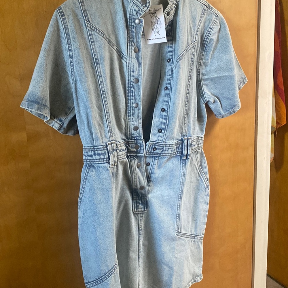 Denim dress